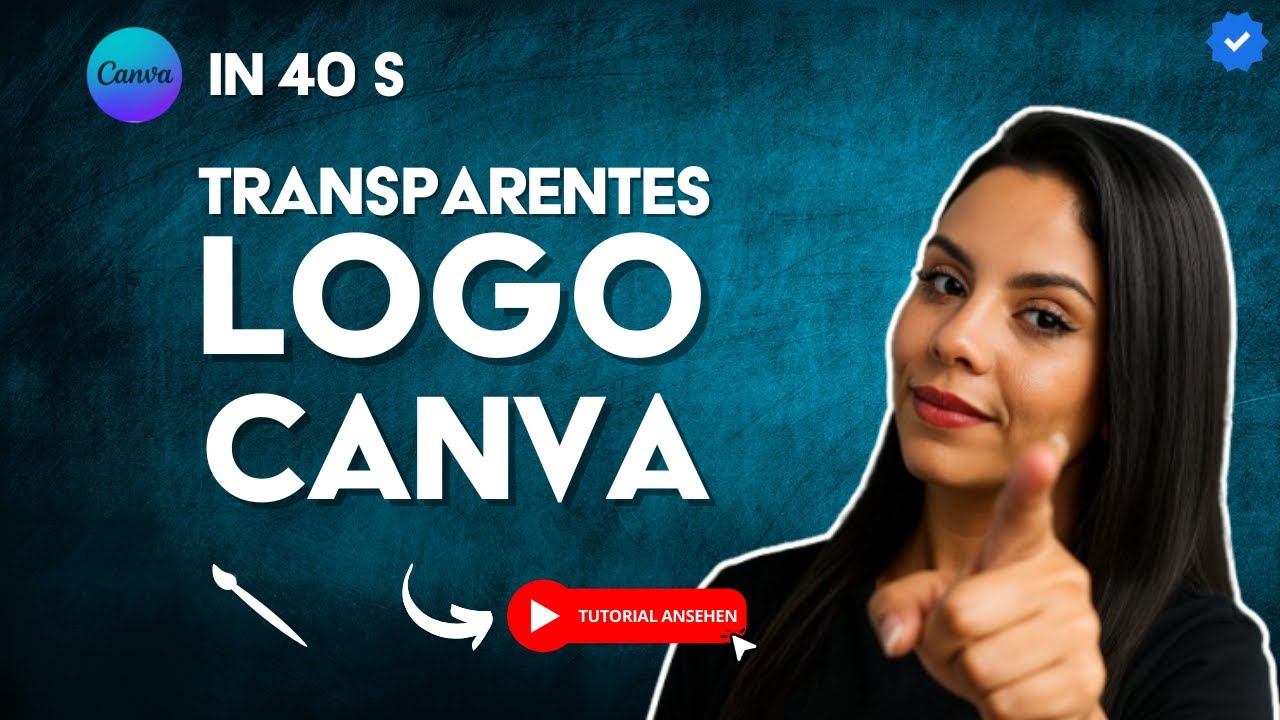 Wie Man ein TRANSPARENTES LOGO in CANVA Macht in 40 S