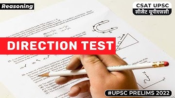 CSAT: Reasoning Topic 3: Direction Test | UPSC Prelims CSAT Exam 2022 | Legacy IAS Academy
