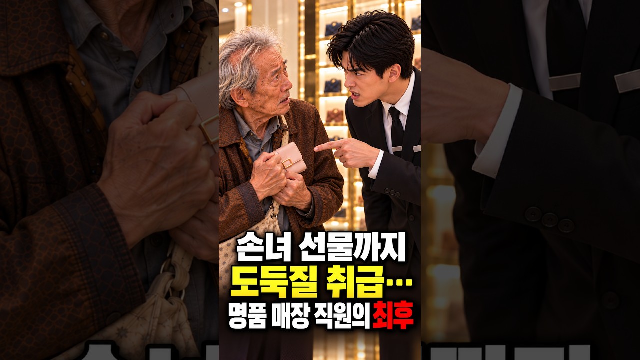 할아버지를 지갑도둑으로 몰아간 명품 매장 직원의 최후 #숏드라마 #시니어드라마