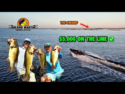 CATCHING GIANT BASS IN THE SWAMP ($5k on the line)