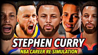 STEPHEN CURRY’S NBA CAREER RE-SIMULATION AS A 2021 ROOKIE | NBA 2K21 NEXT GEN