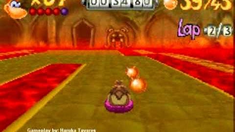 Rayman 3 (GBA) - Haunted Dreams - Magma Mayhem