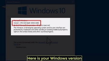 How to check your Windows 10 Version / Build number - Tutorial