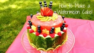How to Make a Watermelon Cake