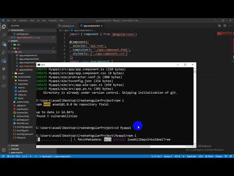 How to Create Project in Nod Module Without Using CLI | Angular | Angular CLI in Urdu Hindi | 4/2