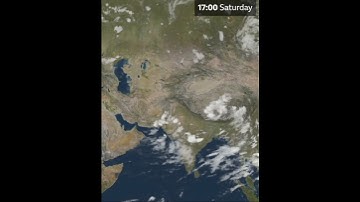 Movement of clouds in Central Asia during last 17 Hrs on 21st July @  4.00am GMT- bbc.com