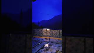 Scary thunderstrom Sound |Rainy night in town#shorts #shortfeeds screenshot 5