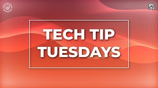 Tech Tip Tuesday Ep18: Tips for a smooth semester including preventing lockouts, antivirus & more.