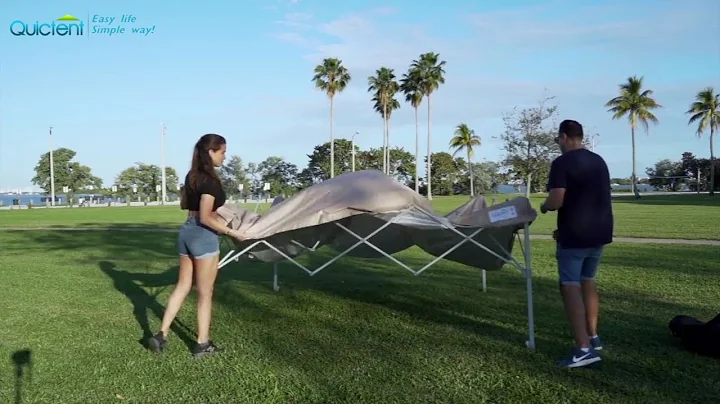 Step-by-Step Guide || How to Assemble Quictent 10' x 10' Pop Up Canopy (2 Person Set-up)