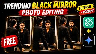 Black Mirror Photo Editing Tutorial and Prompt | ChatGPT/Gemini Photo Editing | Trending Prompts screenshot 1