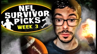 NFL Survivor Pool Picks Week 3 2024 | NFL Pick Em Predictions