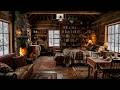 🔴Inside an Old Cabin Where the Fire Has Burned for Years | Gentle Fireplace Sounds for Deep Rest 🔥