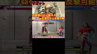 サガット新ネタ‼️詐欺飛びからsaカンニングからの反撃‼️