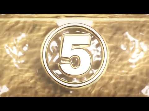 Countdown 10 seconds - Beach deeper waves - Free to use