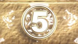 Countdown 10 seconds - Beach deeper waves - Free to use