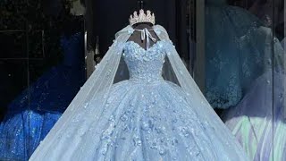 cinderella blue gown // ball gown// choose a number //princess gown // gown //wedding gown#ballgown