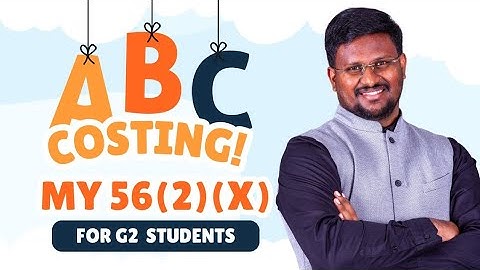 Master Activity-Based Costing in Just 5 Hours | Made Super Easy with ANM 5 Step Approach | CA ANM |