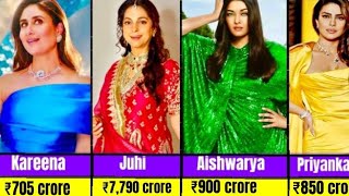 Top 10 Richest 🤑 Indian Actresses 2026 You Won't Believe Who's #1! #richest @CelebrAsian 