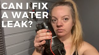 Can I fix a WATER LEAK myself? My Narrowboat has a WATER LEAK.