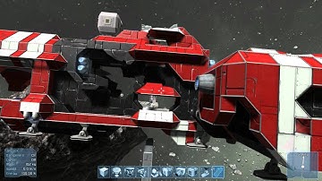 Space Engineers | Railgun \ Gauss Cannon Test Fire