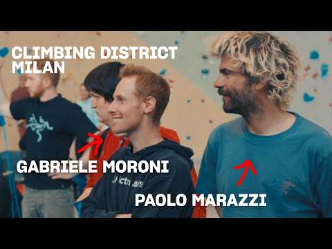 Découvre la plus grande salle d'escalade de Milan avec Gabriele Moroni te Paolo Marazzi