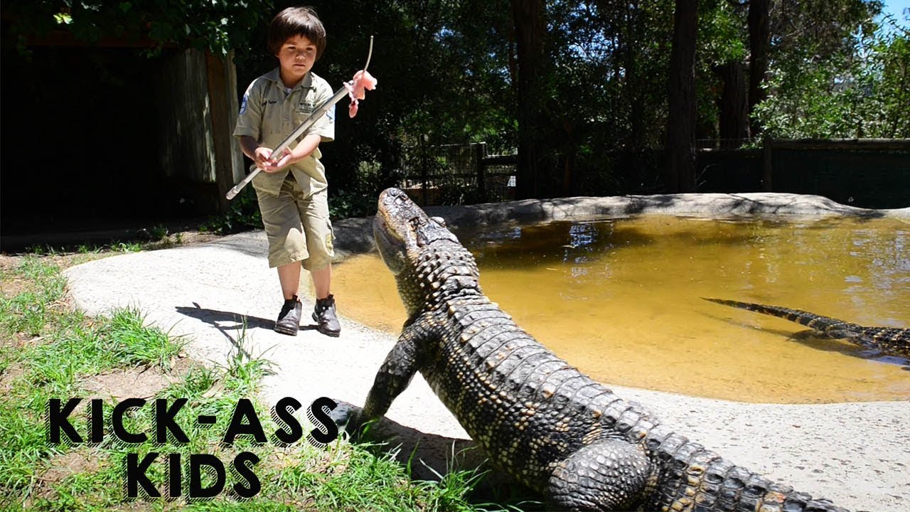 The 8 Year Old Gator Wrangler | KICK-ASS KIDS