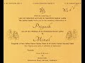 Yellow background themed wedding invitation i lovely wedding mall i