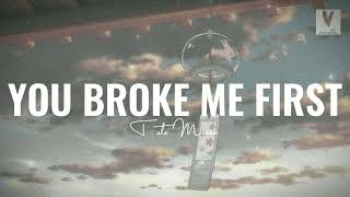 Tate Mcrae - You Broke Me First (slow version + lyrics)