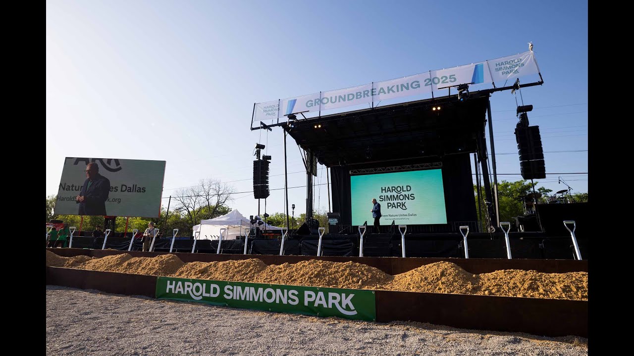 Harold Simmons Park | Groundbreaking 2025 Recap