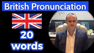British Pronunciation - 20 Words - British University Professor