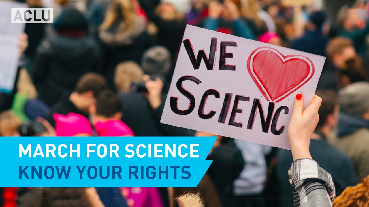 Marching for Science? Know Your Rights.
