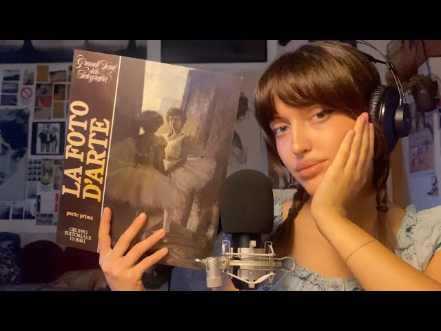 ASMR sfogliamo insieme un libro di fotografia😴❤️