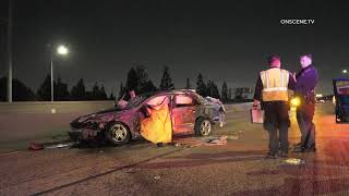 Freeway Crash Leaves Two Dead In Fullerton