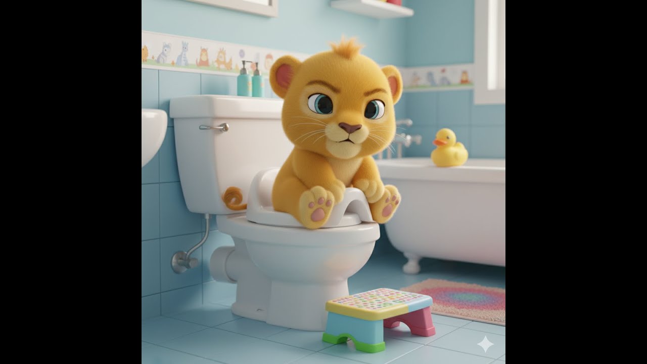 Pee-Pee Panic! Baby Leo Tries the Big Potty! 🚽😂