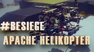 Besiege Araç yapımı / Gelişmiş Apache Helikopter [Türkçe]