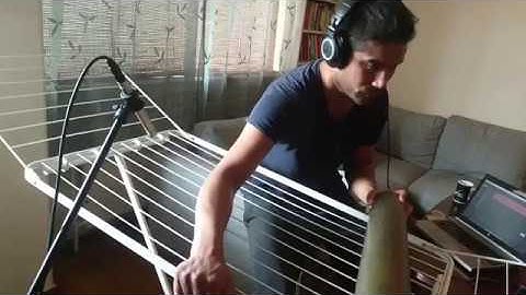 Recording Session with my new AKG contact mic