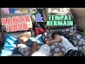 Mengubah mobil jadi kamar tidur dan tempat bermain