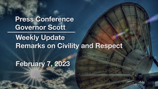 Press Conference - Governor Scott and Administration Officials Weekly Update  2/7/2023