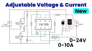 DC variable power supply Adjustable voltage and current Regulator