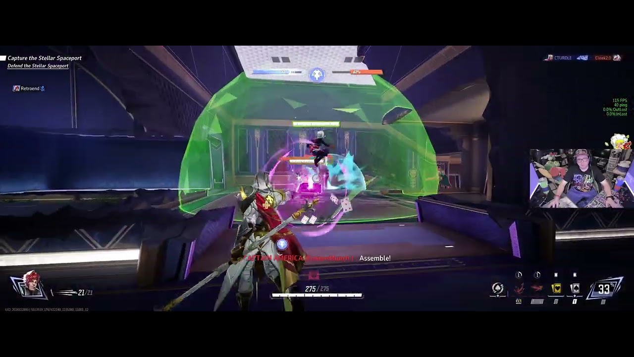 Marvel Rivals S5 Gambit Gameplay on Domination Map, Birnin T'Challa, with DethNite.