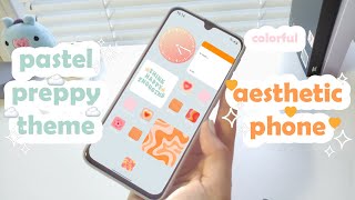 how to make your phone aesthetic✨ preppy aesthetic | pastel colors | cute and colorful☁️ screenshot 3