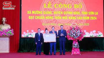 Lễ công bố xã Mường Giàng đạt chuẩn nông thôn mới nâng cao