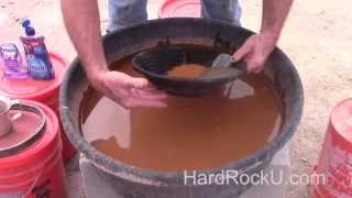 Lesson 4 - Hand Panning Micro-Fine Gold - Also see Lesson 24- IMPROVED Hand Panning ...