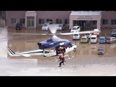 空知川が決壊　南富良…