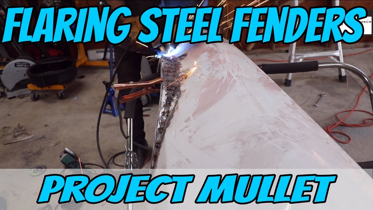 Making custom steel Fender Flares for the Camaro | Project Mullet Episode 1