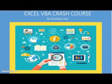 Excel & Beyond: Excel Macro and VBA Crash Course