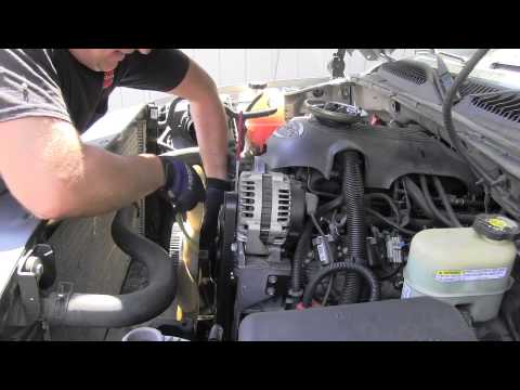 How to replace cooling fan clutch GMC Chevrolet - YouTube 2008 nissan frontier wiring diagram 