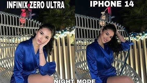 Infinix ZERO Ultra Vs iPhone 14 Night Mode Camera Test