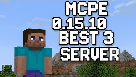 Top Best 3 MCPE/CRAFTSMAN Servers (0.14.3/0.15.10)