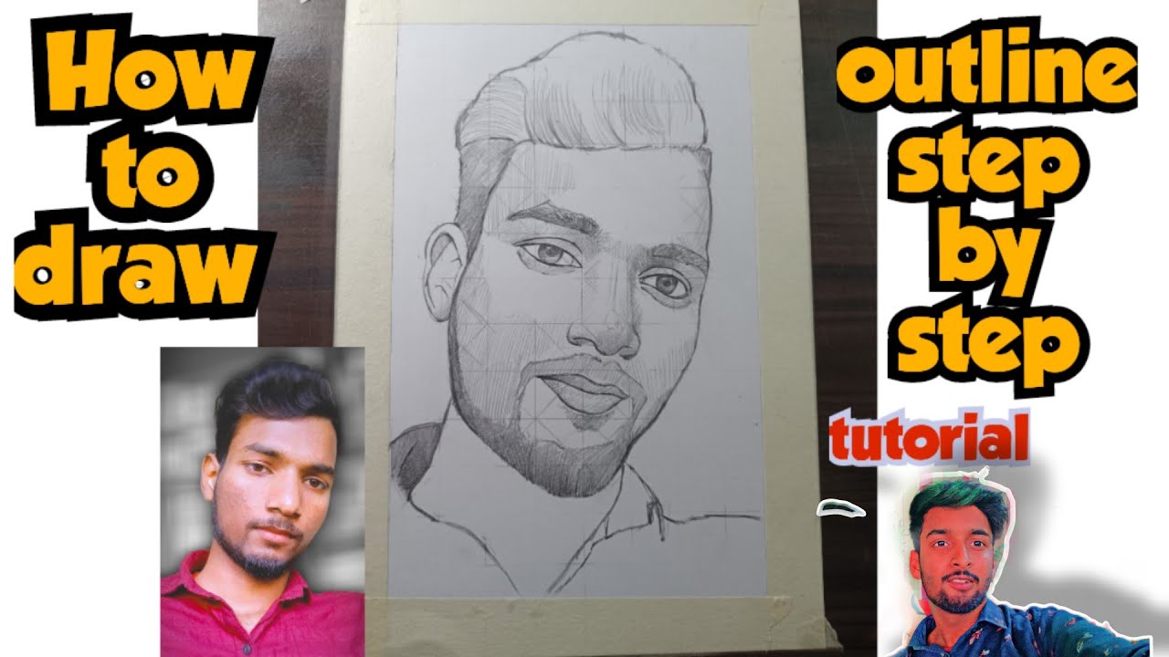 How to draw Face outline full tutorial in hindi step by step | #art # ...